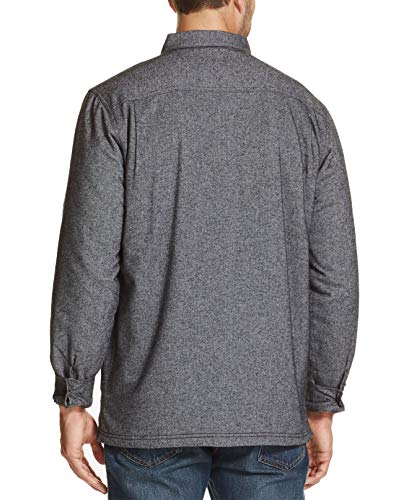 Weatherproof Vintage Mens Fall/Winter Fleece Lined Shirt Jacket Gray M2