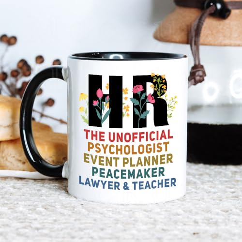 Taza Cerámica 11oz con Posavasos para Profesionales de RRHH miniatura 4