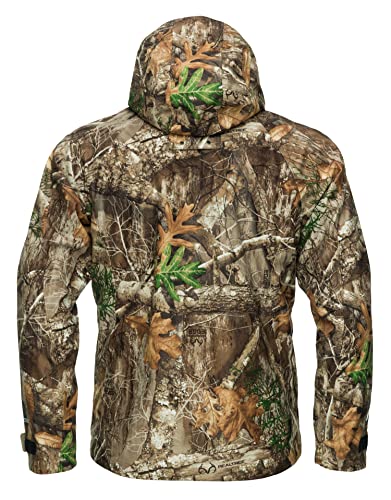 Image of SCENTBLOCKER Men's Lightweight Waterproof Breathable Camo Rain Jacket