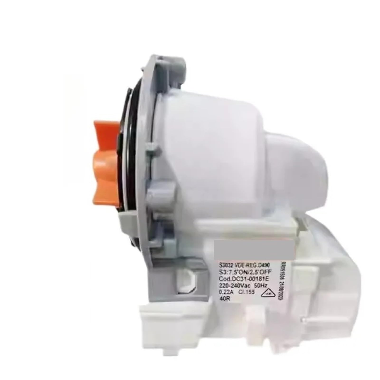 S3032 220V 50Hz DC31-00181E Drain Pump Motor，Compatible for Samsung，Washing Machine Washer Drainage Parts