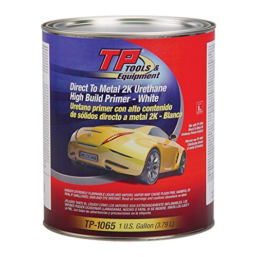 TP Tools 3-IN-1 Urethane Primer (2K) DTM (Direct-to-Metal) - White, Gallon #TP-1065