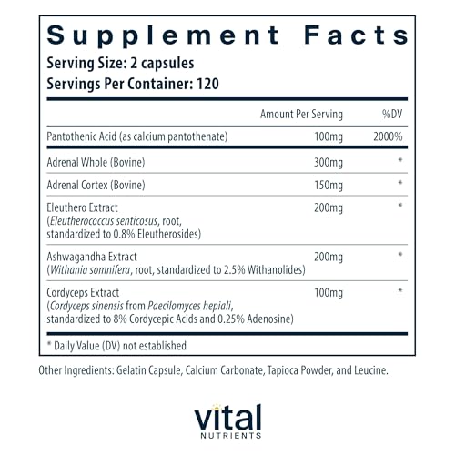 Vital Nutrients Adrenal Support