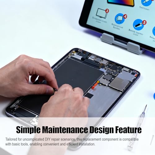Image of Charging Port Replacement for iPad mini 2021 8.3-inch Charge Dock Connector Flex Cable Assembly for iPad mini 6th Gen Charger Board Replacement Fit for Model: A2568 (Black)