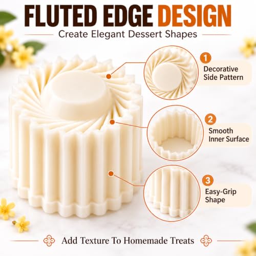 Sunflower Patterned Round Hand Press Mooncake Mold,Double Ended Pastry Mold - image 8