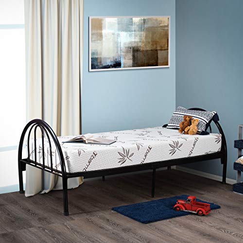 Customize Bed 8 Inch Gel Memory Foam Mattress With Bamboo Cover, Cot Size 33X74 For Rv, Cot, Folding, Guest & Day Bed- Certipur-Us® Certified #TOP1