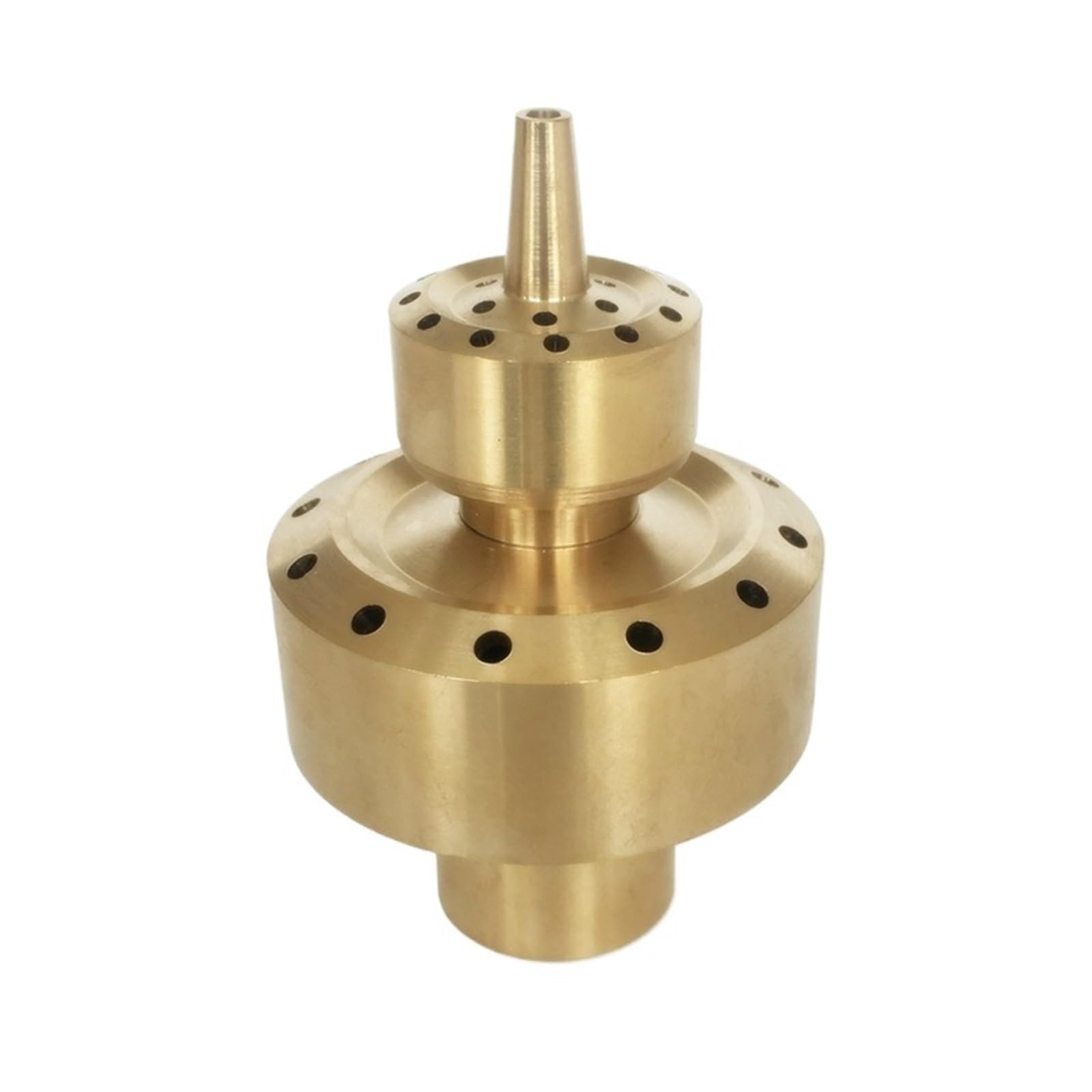 1" 1.5" Brass Double 2 Layer Shining Coat Flower Column Fountain Nozzles(DN25)