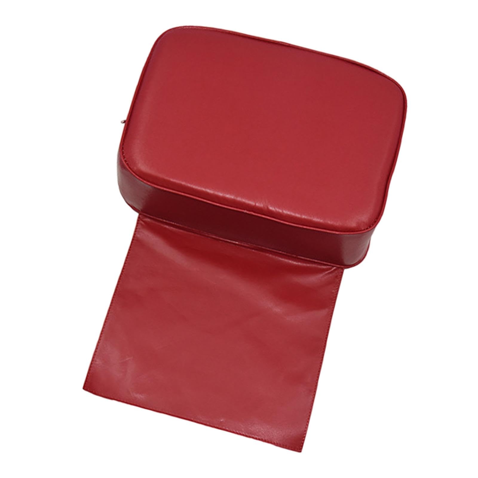Asiento Elevador para Niños, Asientos para SPA, Fácil de Limpiar, Cubierta de PU Duradera de Gran Tamaño, Equipo de Salón de SPA, Accesorios, Rojo, Individual