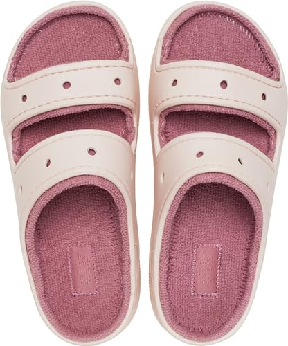 Image of Crocs Unisex Adult Classic Cozzzy Towel Sandals, Fuzzy Slippers and Slides