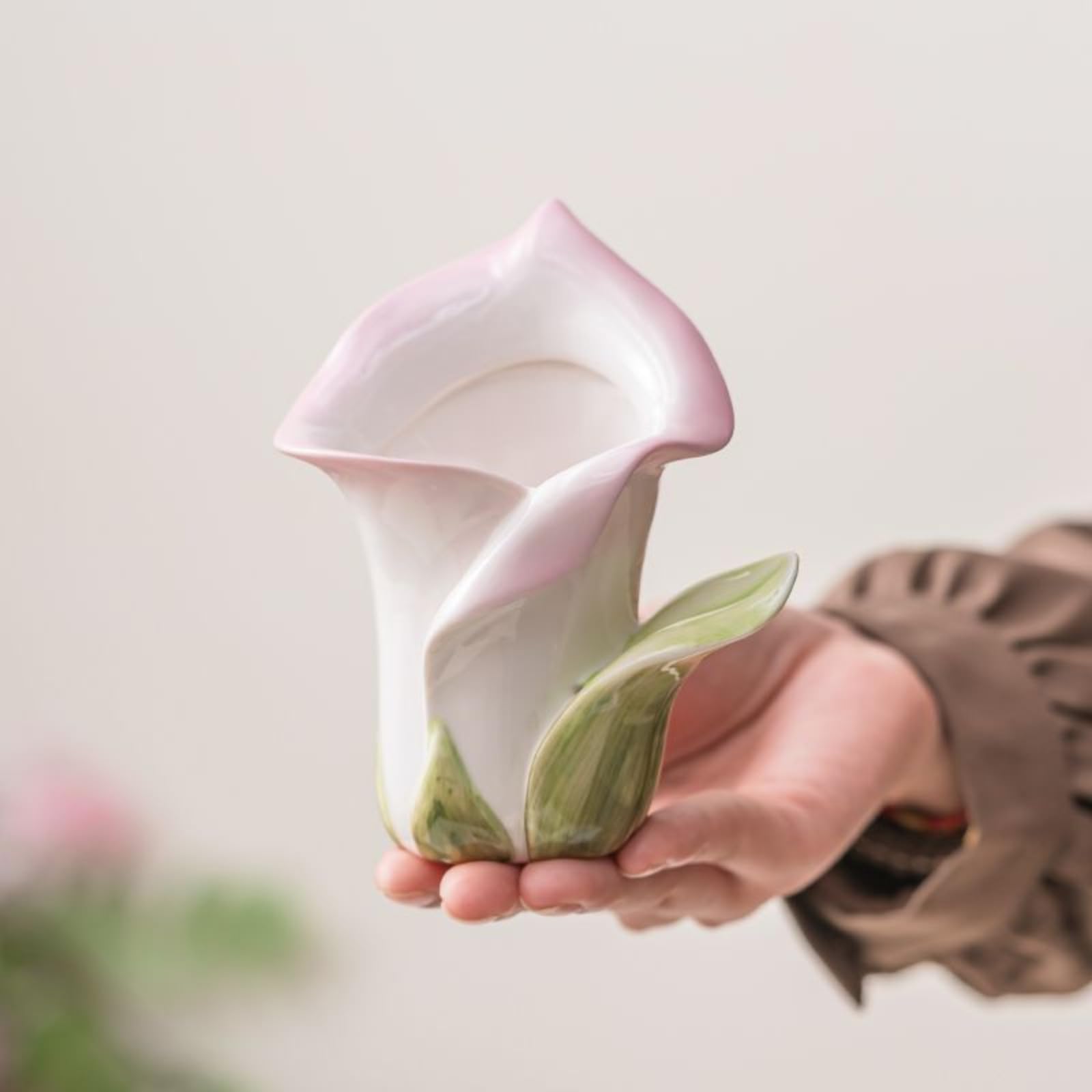 Ceramiczny uchwyt na kadzidełko, 12 cm / 4.8in 4,8 cala, ozdoba palnika kadzidełka