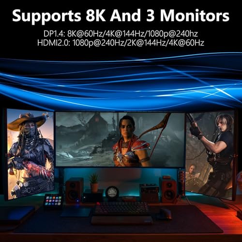 GTX 1060 6GB Graphics Card GDDR5 192Bit 4K VR Ready Video Cards with Dual Cooling Fans, Support Direct X12 PCIe3.0 * 16 HDMI DVI DP, High Performance for Gaming and Creative Work - Image 6