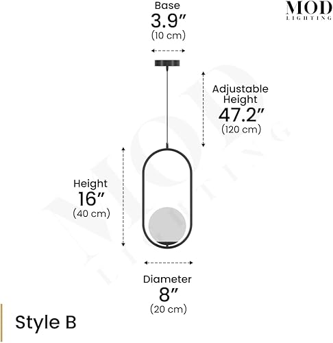 Miniatura 7 de Joyas y perlas  Modernas lámparas colgantes doradas para iluminación de isla de cocina, bombilla LED regulable incluida, 1 paquete (dorado, blanco