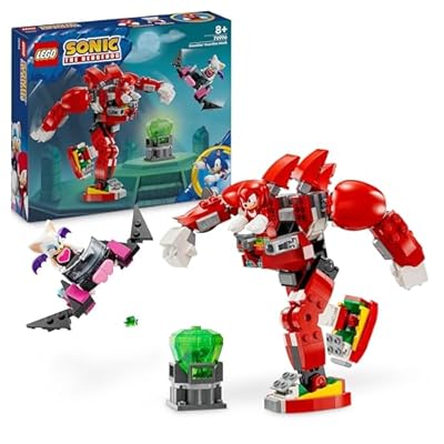 LEGO Sonic the Hedgehog Il Mech Guardiano di Knuckles  Giochi per Bambini e Bambine con Personaggi del Videogioco e Master Emerald  Divertente Idea Regalo per i Fan da 8 Anni in su 76996