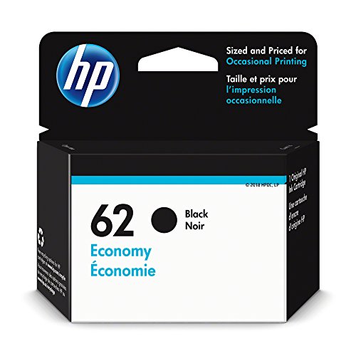 HP 62 | Ink Cartridge | Black | Economy Size | 1VV43AN | Discontinued by Manufacturer