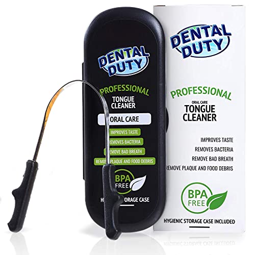 Premium Tongue Scraper Stainless Steel, Tongue Cleaner with Firm Grip
