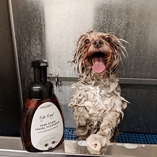 Eye Envy Tear Stain Facial Cleanser For Dogs And Cats | Washes Away Crusty Eye Debris, Eye Boogers And Eye Discharge | Tearless Foaming Formula | Treats The Cause Of Staining | 100% Natural #TOP2
