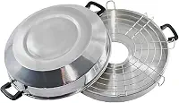 Churrasqueira de Fogão Sem Fumaça Panela Grill a Vapor sem Carvão Grelha Prática para Deliciosos Churrascos em Ambientes Internos