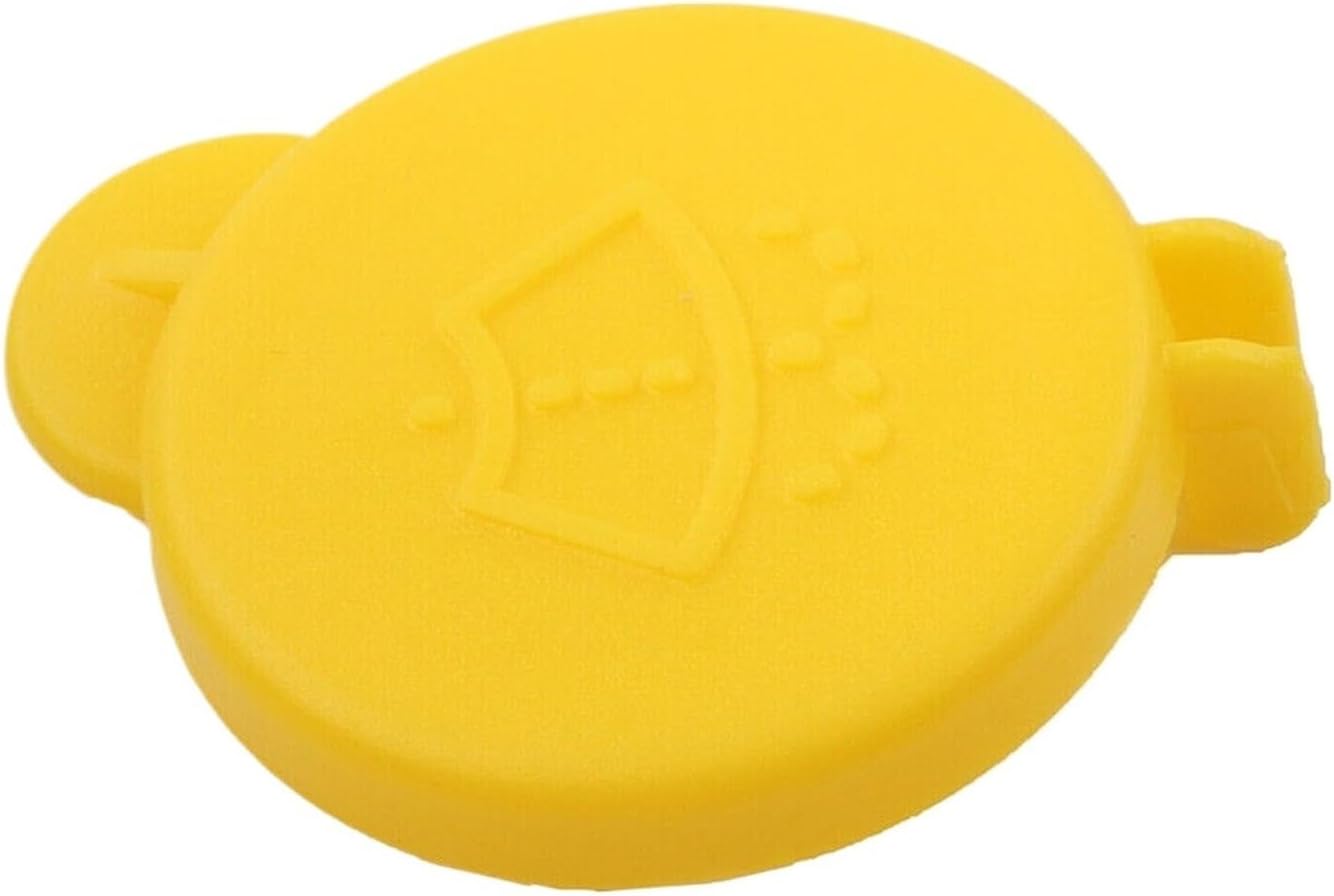 Washer Tank Bottle Lid Cap Yellow Blue Windshield Wiper Fluid Reservoir Cover Fit For Ford Fiesta V Fit For Fusion 2003-2008(YELLOW)