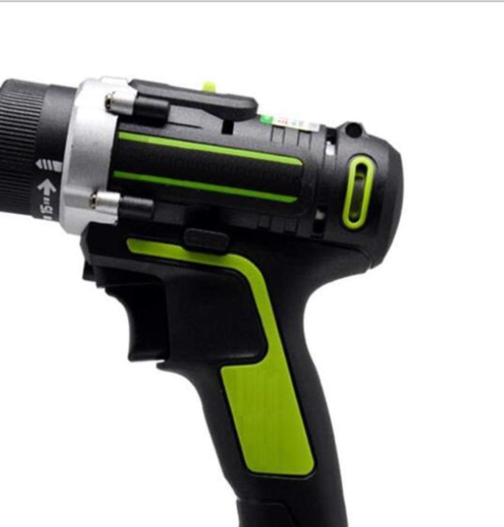 Handheld Drilling Rig Driver and Impact Kit Lithium Electric Hammer Drill Power Tool including Battery Charger and Bag