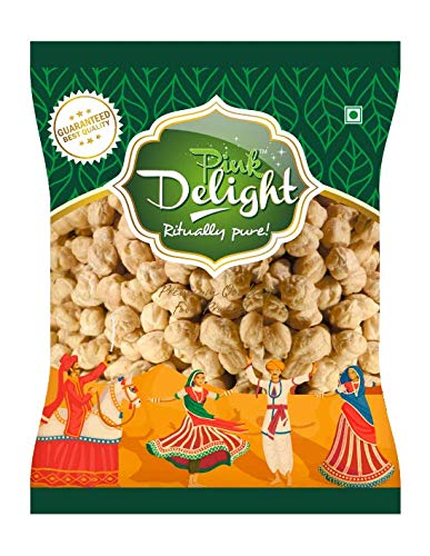 Pink Delight Premium Kabuli Chana | White Chikpeas | Chole | Indian Cusine | Sortex Cleaned | 1 Kg Pack