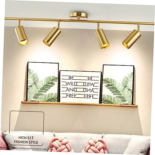 OSALADI Holofotes De Teto Holofotes Holofotes De Metal Iluminação De Trilha Ajustável Holofotes Dour