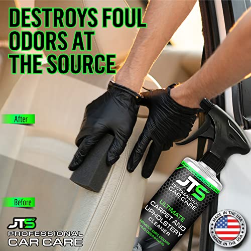 Carpet & Upholstery Cleaner - Powerful Car Carpet Cleaner For Auto Detailing | Cloth, Fabric Car Interior Solution | Stain Remover Shampoo For Car Seat, Floor Mats & More (16 Fl Oz) - Image 5