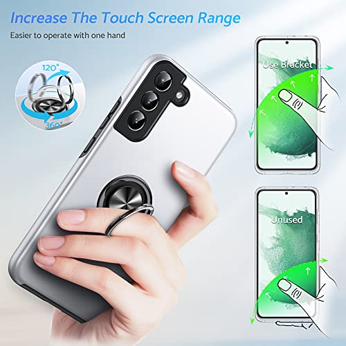 Coque Galaxy S22 Plus Blindée Robuste Béquille Rotative et Protection Téléphone Multicouche - 4