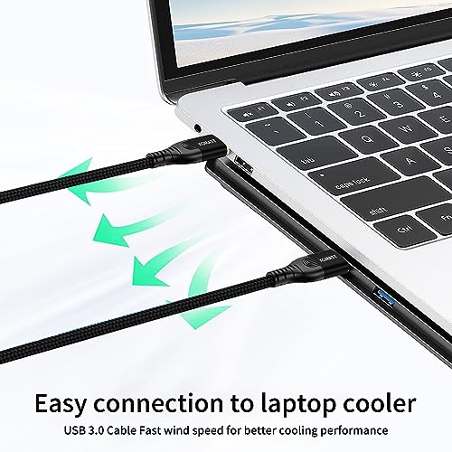 USB 3.0 Cable 0.5M,5Gbps High Speed Transfer USB Type A Male to Male Lead,USB 3.0 A to A Data Cable Braided Compatible with Blu-ray - Image 2
