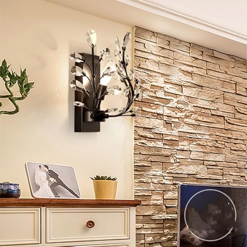 Aplique de pared para escaleras y pasillos con cristal de granja 6