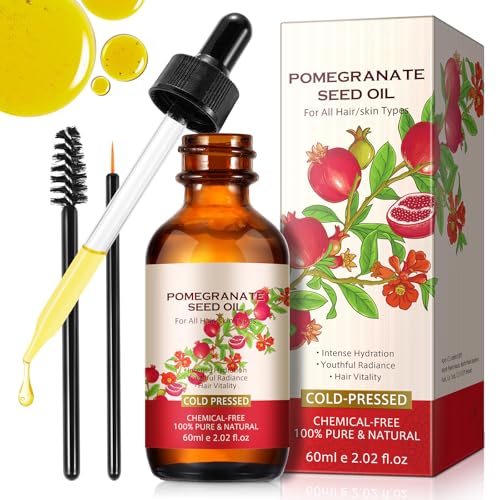 Granatapfelkernöl 100% kaltgepresst – reines Pomegranate Seed Oil für Haut & Haare...