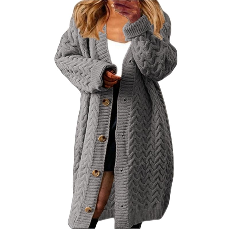 Chunky Cardigan Sweaters for Women Cable Knit...