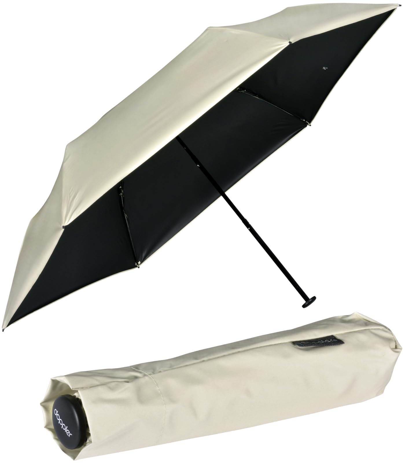 Parapluie de Poche Doppler Zero,99 - Poids de Seulement 99 grammes - Stable - Coupe-Vent - 21 cm