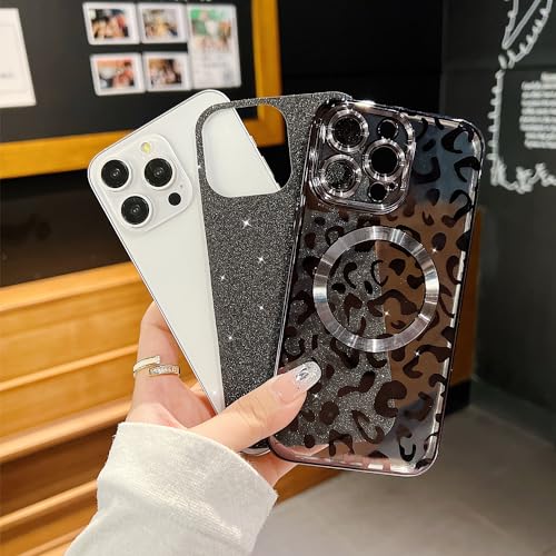 ZONRW for iPhone 14 Pro Max Case Magnetic,Leopard Cheetah Pattern, Black by ZONRW - Used condition - Image 5