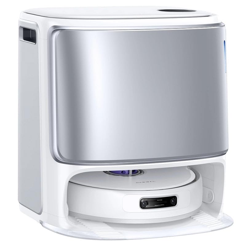 Image of NARWAL Freo Z10 Ultra Robot Vacuum and Mop Combo, Dual RGB Cameras and Chips, AI Avoidance, 8N Corner to Edge Deep Cleaning, Dry-Wet Separation, 18000Pa, Hot Water Wash & Self-Emptying, Gray