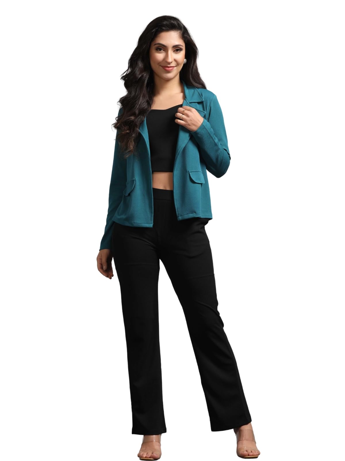 GRECIILOOKS 3 Piece Co Ord Set for Women | Formal Cord Set for Women | Office Co Ord Set for Women | Blazer Co Ord Set for Women