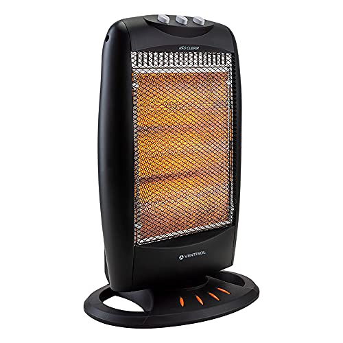 Aquecedor Doméstico Halógeno, Preto, 220v, Ventisol