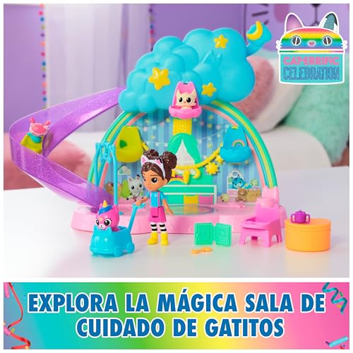 Miniatura 2 de La Casa de Muñecas de Gabby - Pack 17 Piezas Gabby's Dollhouse Kitty Care Ear Cuidado de Gatitos: 4 Figuras + Muebles + Accesorios - Juguetes Niñas 3 años + - Regalo Niña 3 años +
