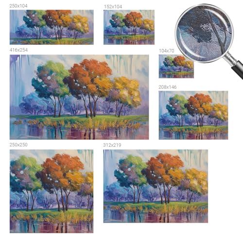 Vinilos decorativos de árboles abstracción papel pintado pared 152x104 6