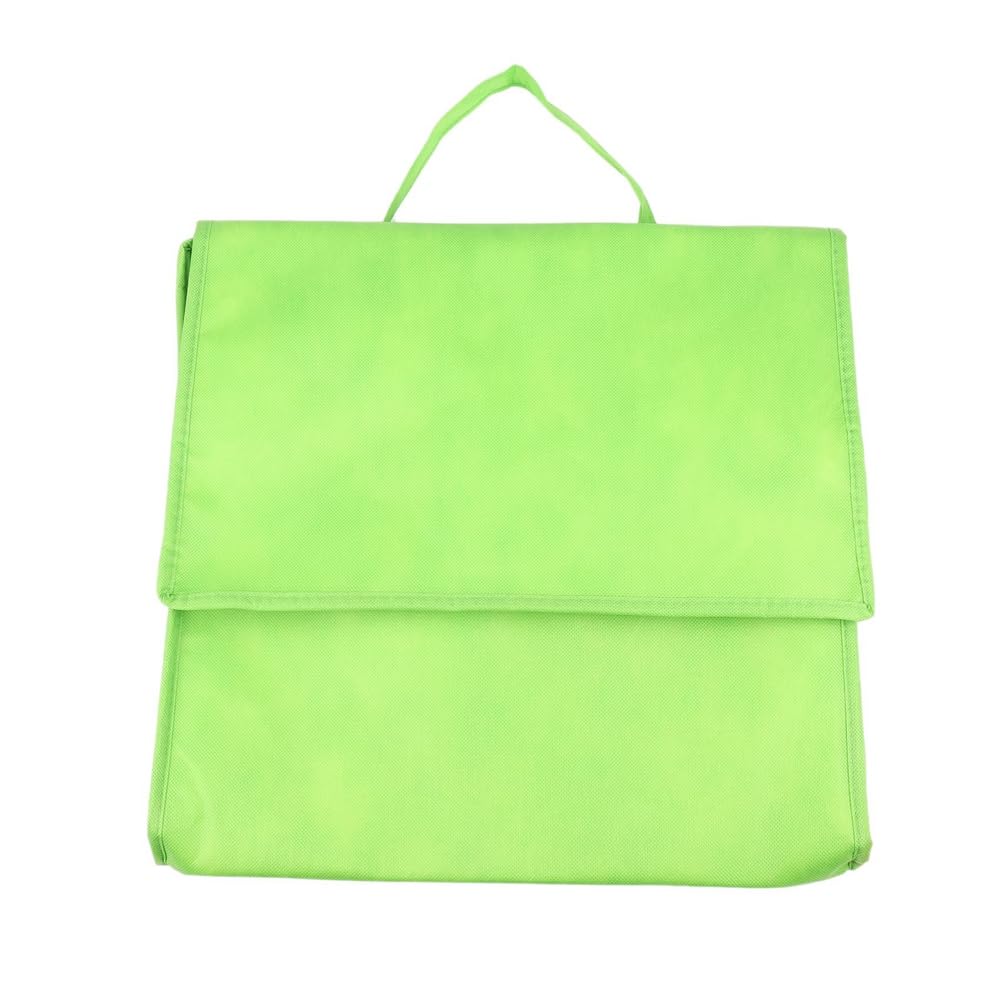 10X Pliable Grand Glacière Sac Portable Gâteau Alimentaire Sac Isolé Feuille D'Aluminium Boîte Thermique ÉTanche Pack de Glace Boîte à Lunch Boîte de Livraison Sac Vert
