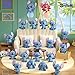 MINISO Disney Stitch Blind Bag, 1 Pack (3 Mini Flocked Figures Inside), 2'' Kawaii Blind Box Collectible Toys, Cute Friendship Gift for Girls Boys Girlfriend