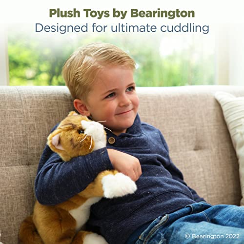 Bearington Tabby Plush Stuffed Animal Orange Striped Tabby Cat, Kitten 15 Inch #TOP4