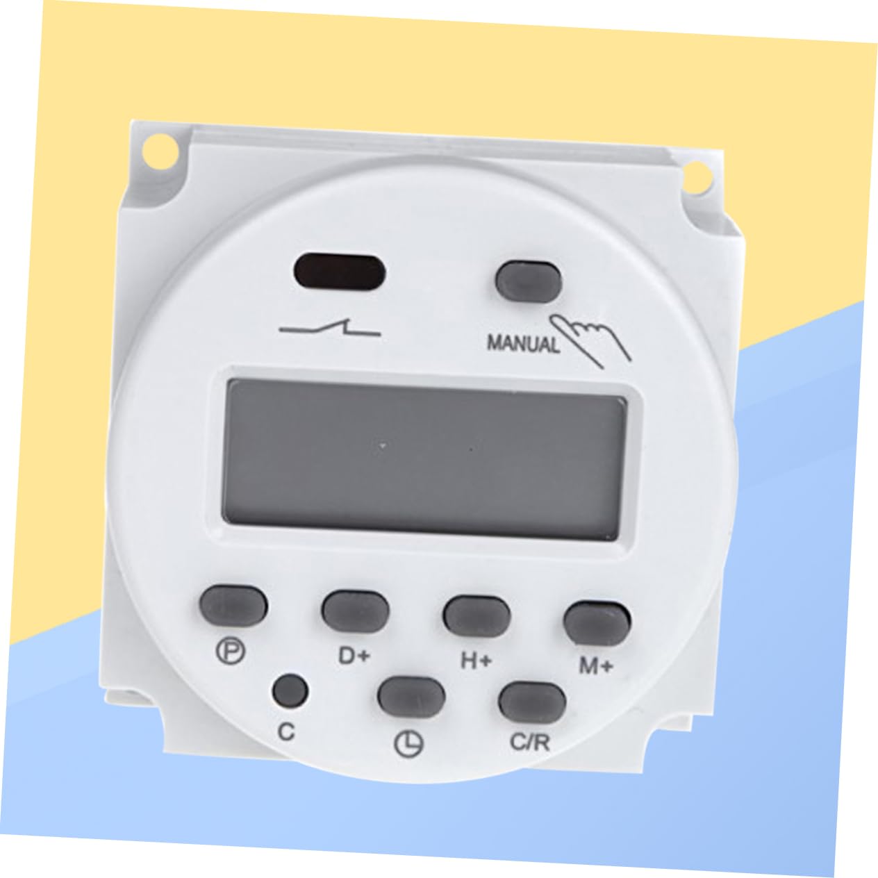 UPKOCH Lot de 2 Minuteries Programmables pour Éclairage Compte à Rebours Mécanique Capacité de Charge 16 a Minuterie de 1 à Heures Taille Mini Facile à Programmer