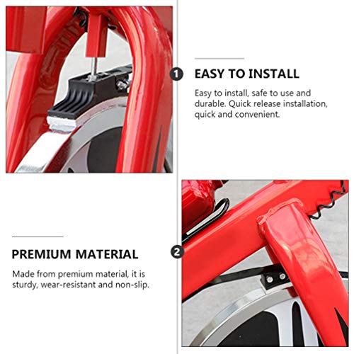 BESPORTBLE 2 Peças de Pastilhas de Freio de Bicicleta Giratória Bloco de Freio de Bicicleta Pastilha