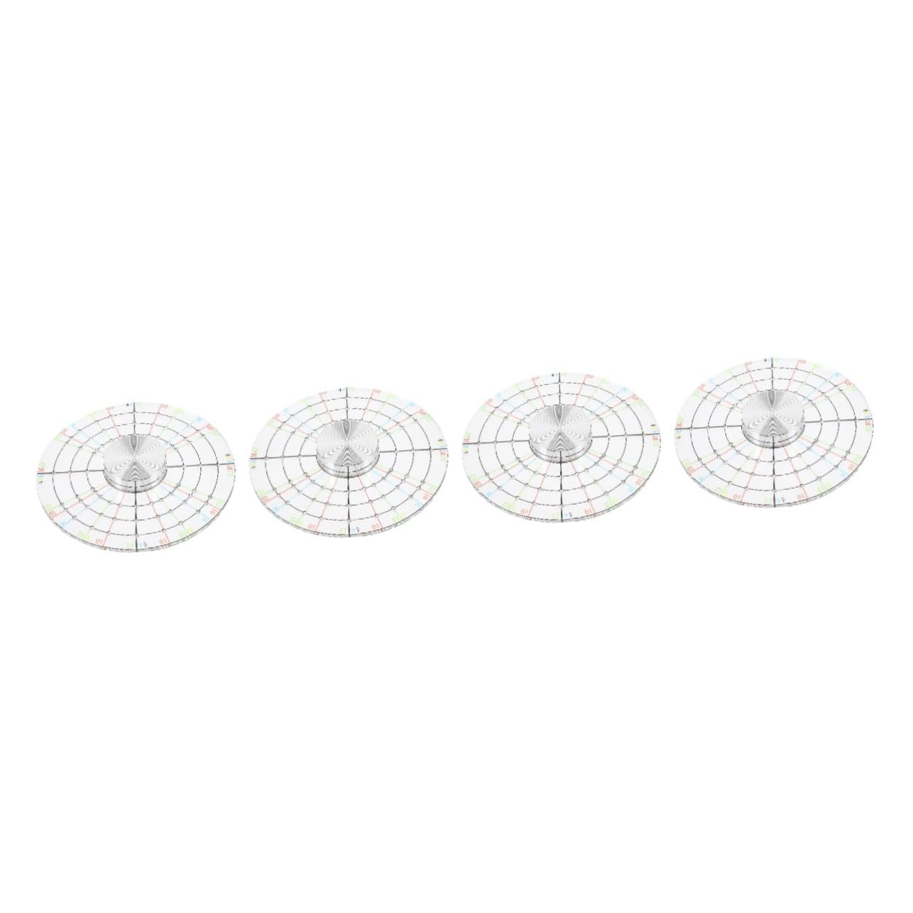 Artibetter 4 Pezzi Strumento Divisione per Argilla Template per Decorazione Argilla per Ceramisti Design Compatto e Portatile Materiali Resistenti per Utilizzo Duraturo