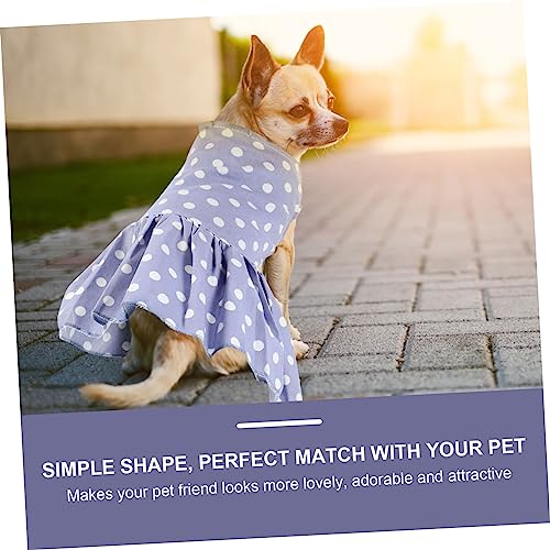 Sosoport vestido de estimação saias para roupas de cachorro de verão roupa pet roupinha pet vestidos