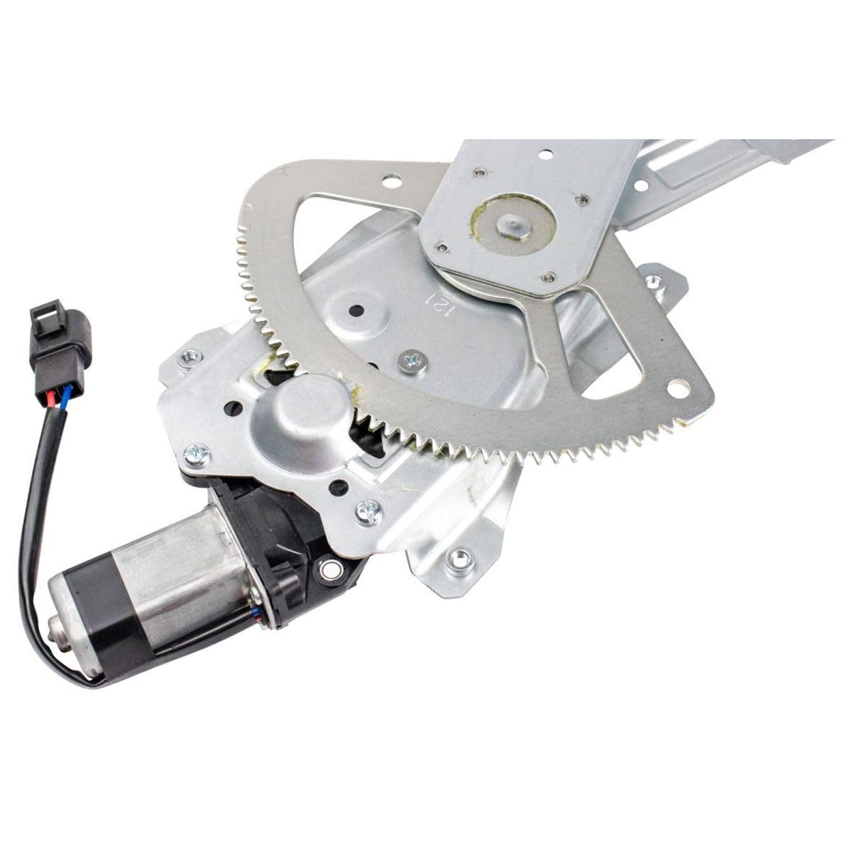 Front Power Window Regulator & Motor Driver Side Fits 4 Door 8-Gear Tooth Quantity Galvanized Steel 21171231 125-01880L 741-112 125-01967L