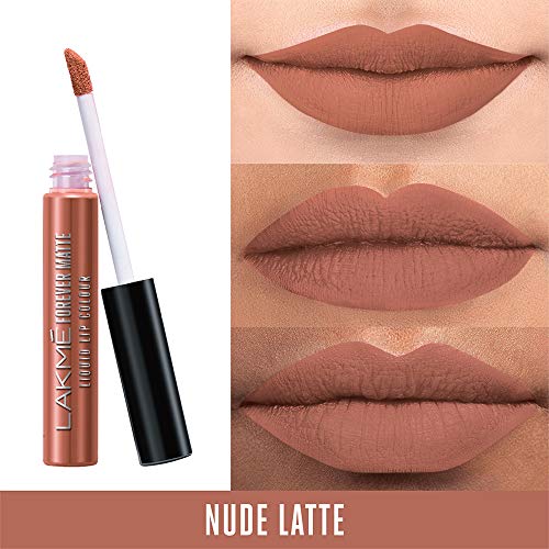 Image of LAKME Forever Matte Liquid Lip Colour, Nude Dream, 5.6ml & LAKME Forever Matte Liquid Lip Colour, Nude Latte, 5.6ml