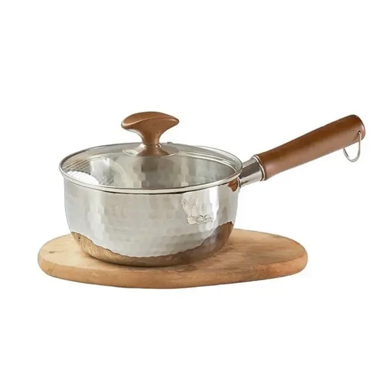 Snow Pan 316 Edelstahl-Milchtopf, für den Haushalt, antihaftbeschichtet, für Instant-Nudeln, Suppe, 16 cm