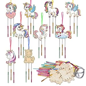 Wednok Jednorożec Wiatraczki Zestaw 9 sztuk