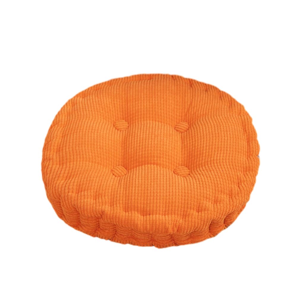 DOTBUY-SHOP Chair Cushions, Non Slip Garden Chair Cushions Jacquard Seat Pads Comfortable Chair Pads for Children, Adult Seat Cushions for Dining Chairs (40x40cm (round),orange color)