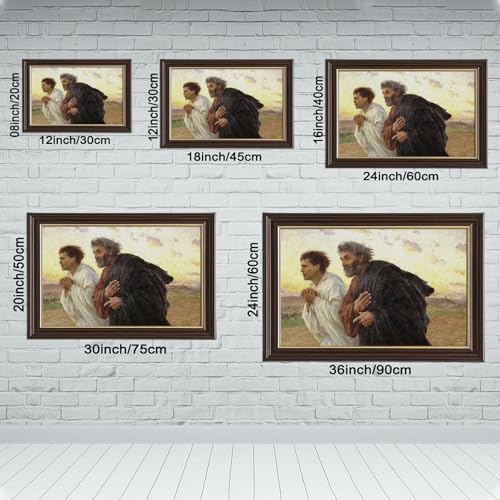 Impression sur toile disciples Peter John courant tombe décoration murale bureau